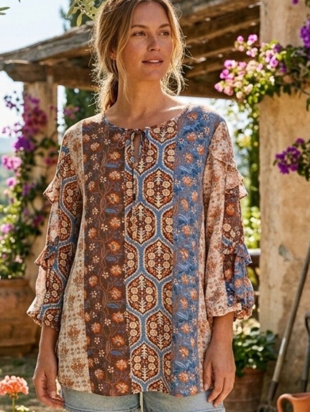 Bohemian Multicolor Blouse